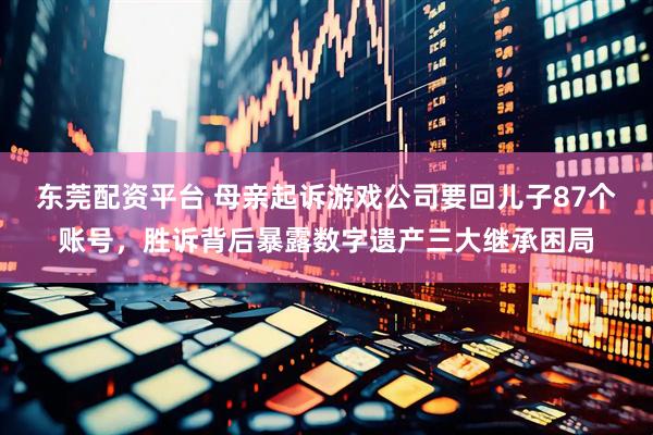 东莞配资平台 母亲起诉游戏公司要回儿子87个账号，胜诉背后暴露数字遗产三大继承困局